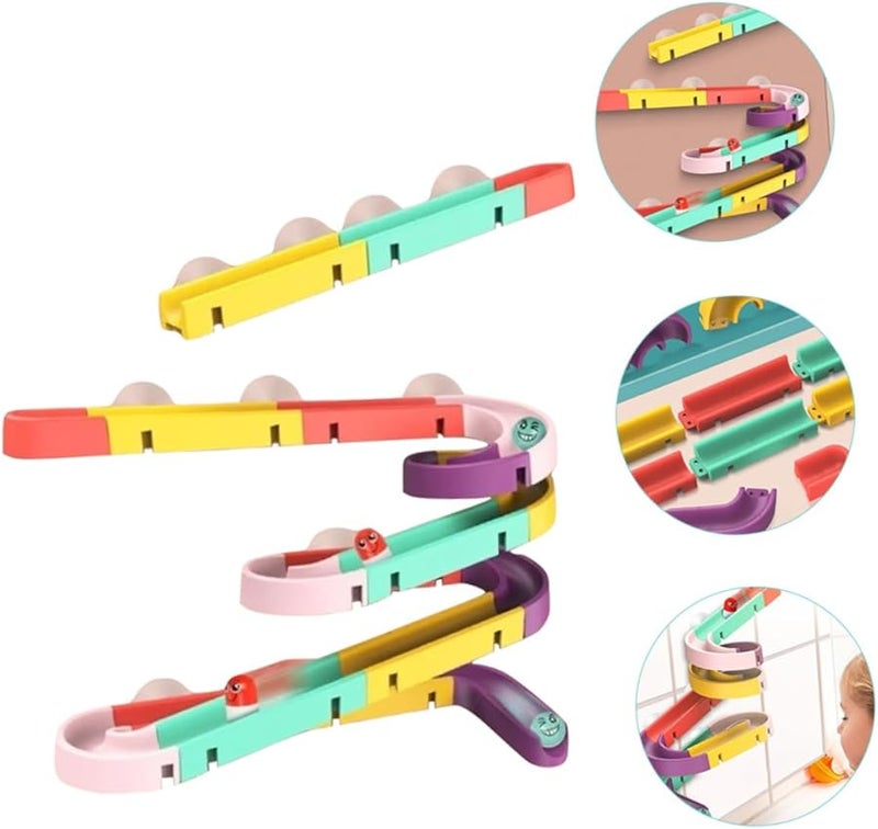 لعبة مسار الرخام الملون للتركيب الذاتي لتنمية المهارات الحركية الدقيقة، هدية تعليمية في مجال العلوم والتكنولوجيا والهندسة والرياضيات - Image 3